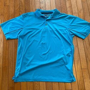 Large Blue Pebble Beach Golf Polo